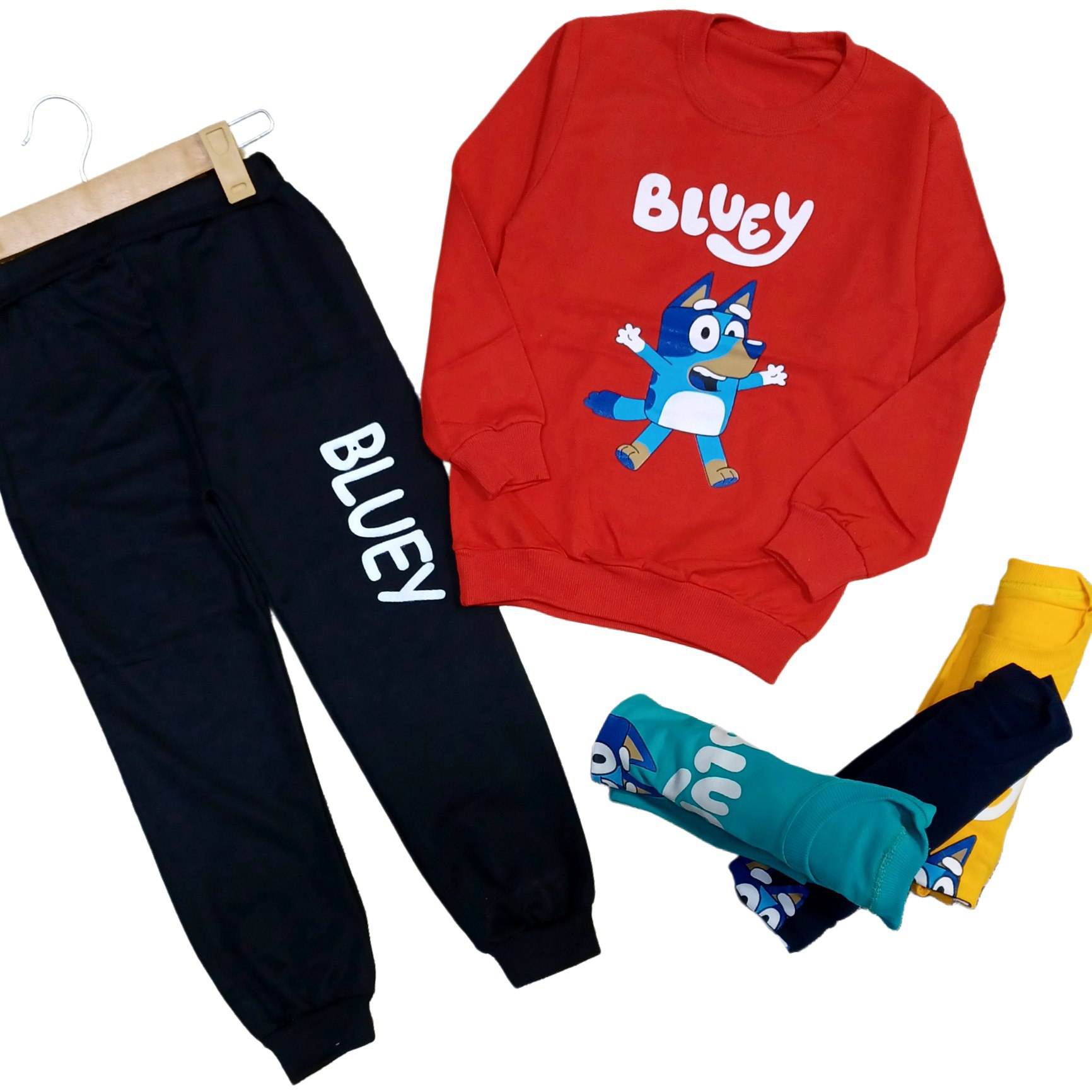 بلوز شلوار پسرانه پنبه چاپ زول عمده (بسته 4 تایی)