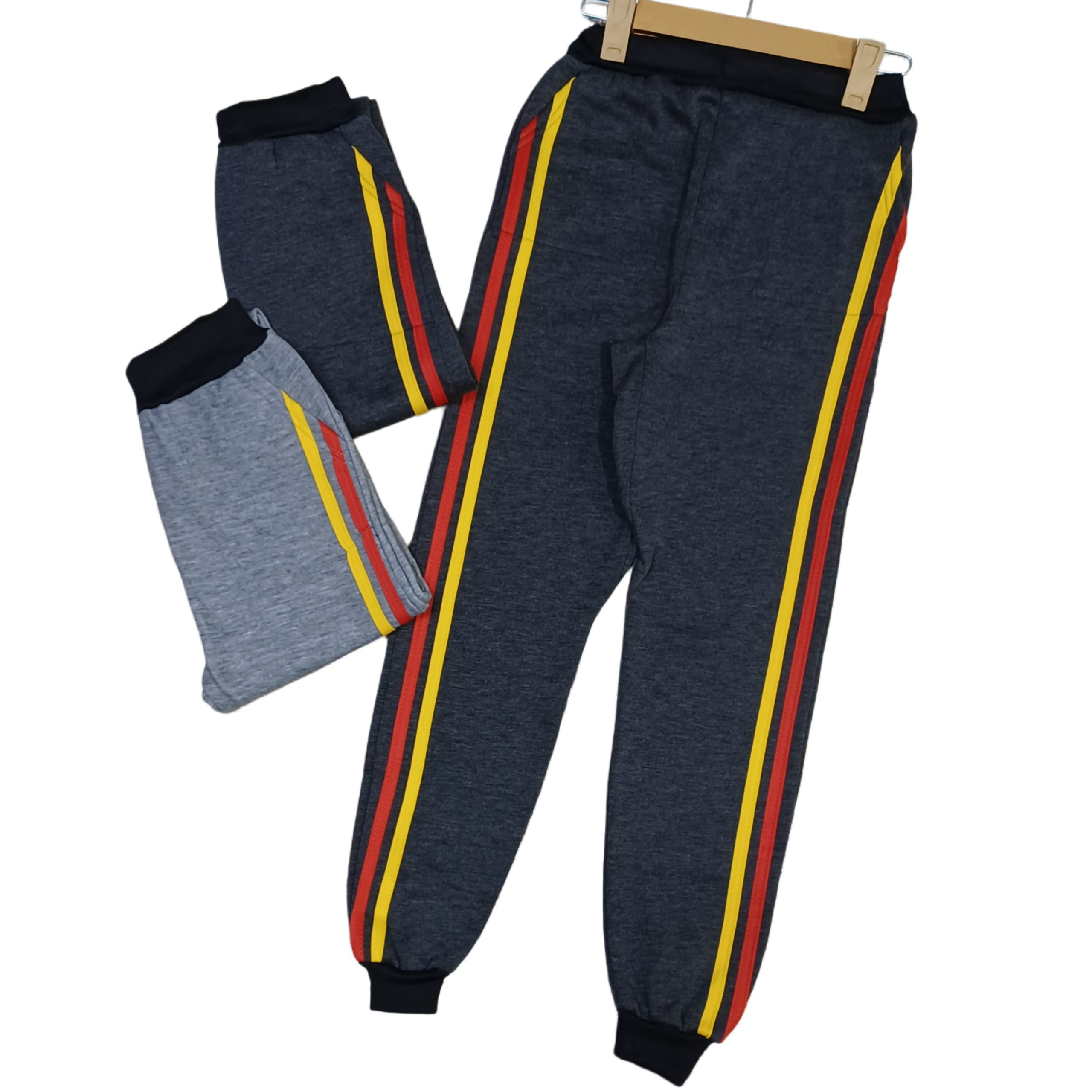 شلوار پسرانه نوار دار تو کرک عمده (بسته 6 تایی)