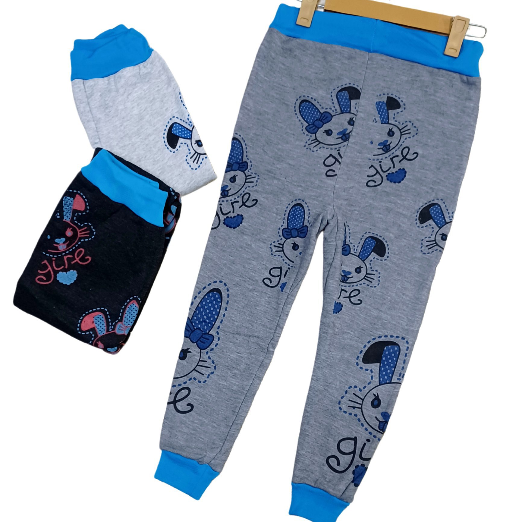 شلوار دخترانه تو کرک تمام چاپ عمده (بسته 6 تایی)