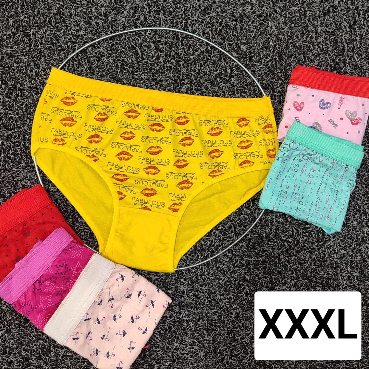 شورت فانتزی زنانه سایزXXXLعمده 12 تایی