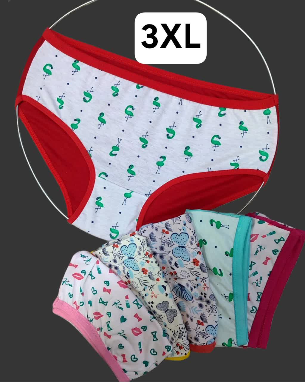 شورت زنانه پیش چاپ پنبه 3XLعمده 12 تایی