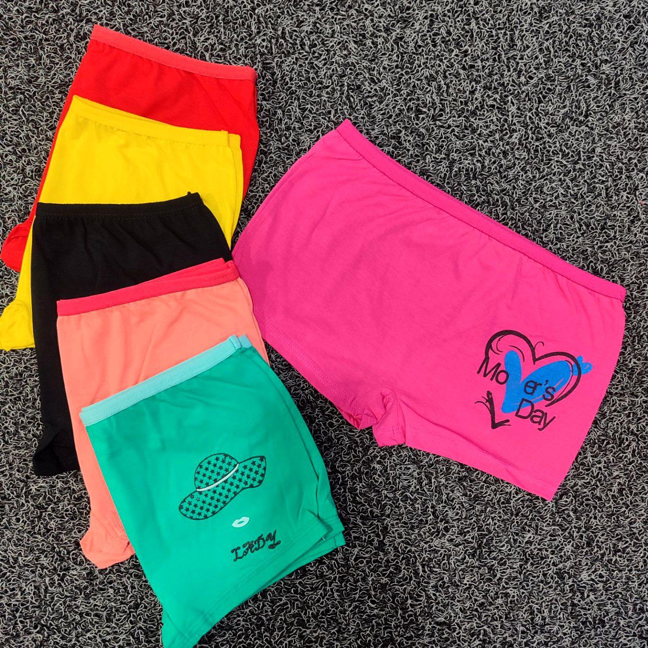 شورت پادار زنانه پنبه سایز XXL عمده 12 تایی