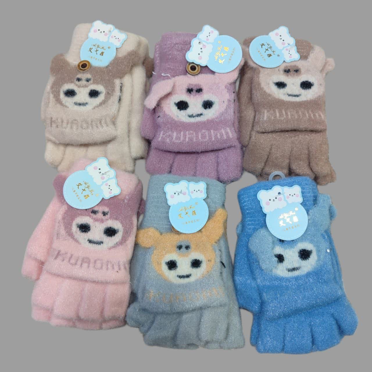 دستکش بچگانه انگشتی عمده 6 تایی