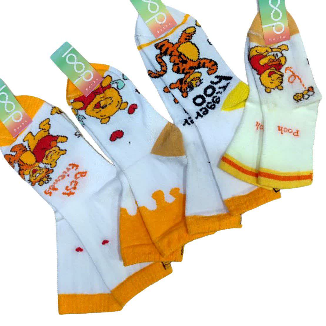 جوراب بچگانه  4 شماره عمده 12 تایی 