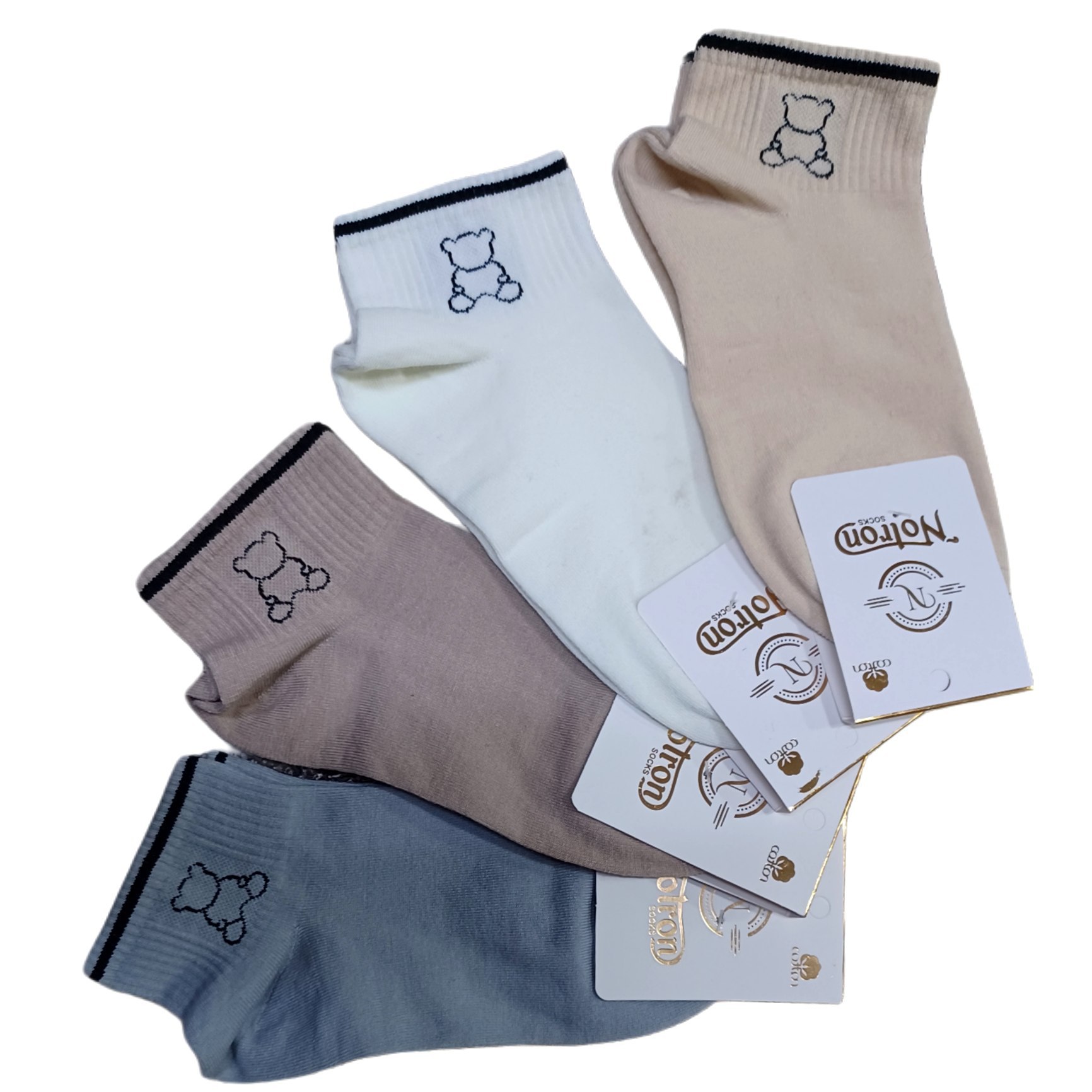 جوراب زنانه کش انگلیسی سیلندر 200 عمده (بسته 12تایی)