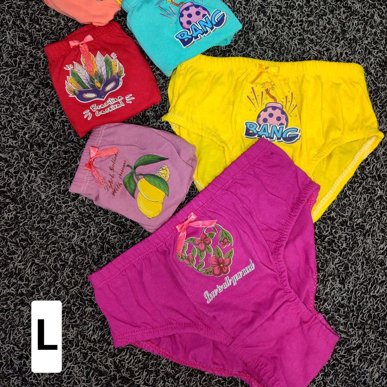 شورت دخترانه پاپیون دار سایزL عمده 12 تایی