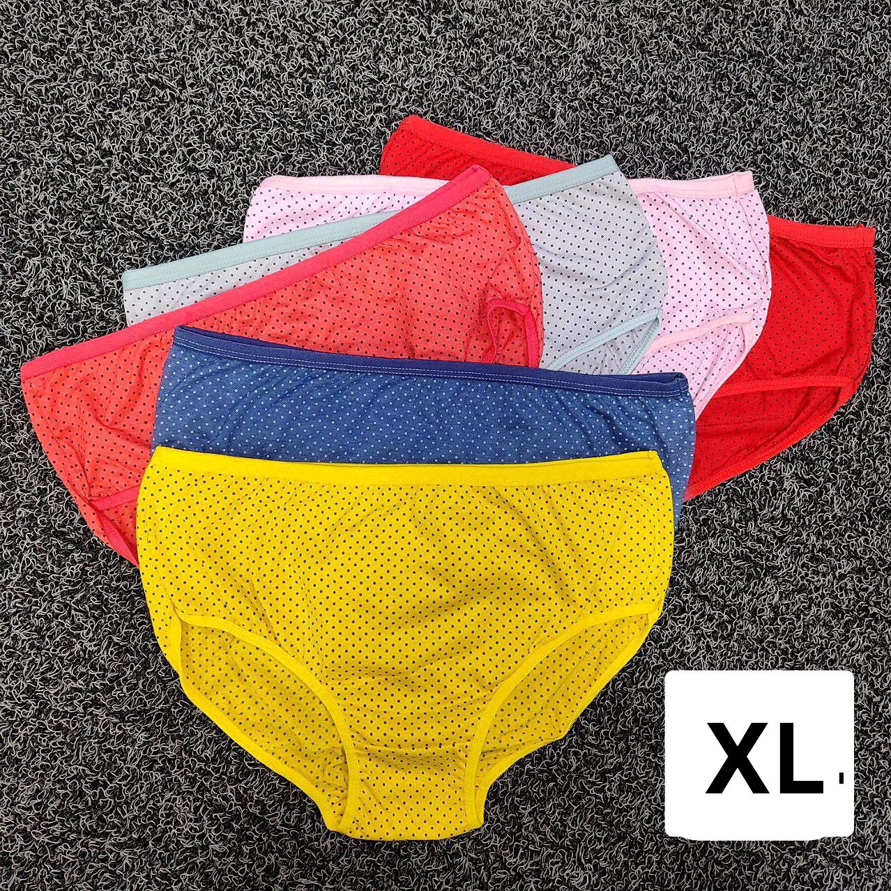 شورت زنانه خال دار پنبه XLعمده 12 تایی