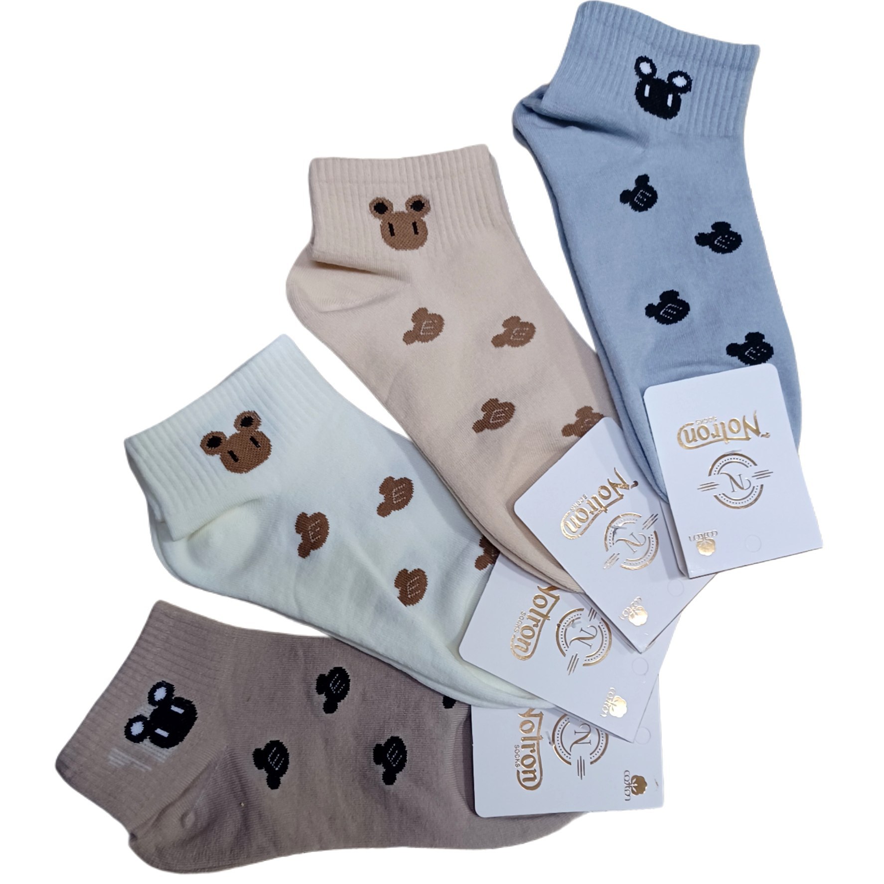 جوراب زنانه کش انگلیسی سیلندر 200 عمده (بسته 12تایی)