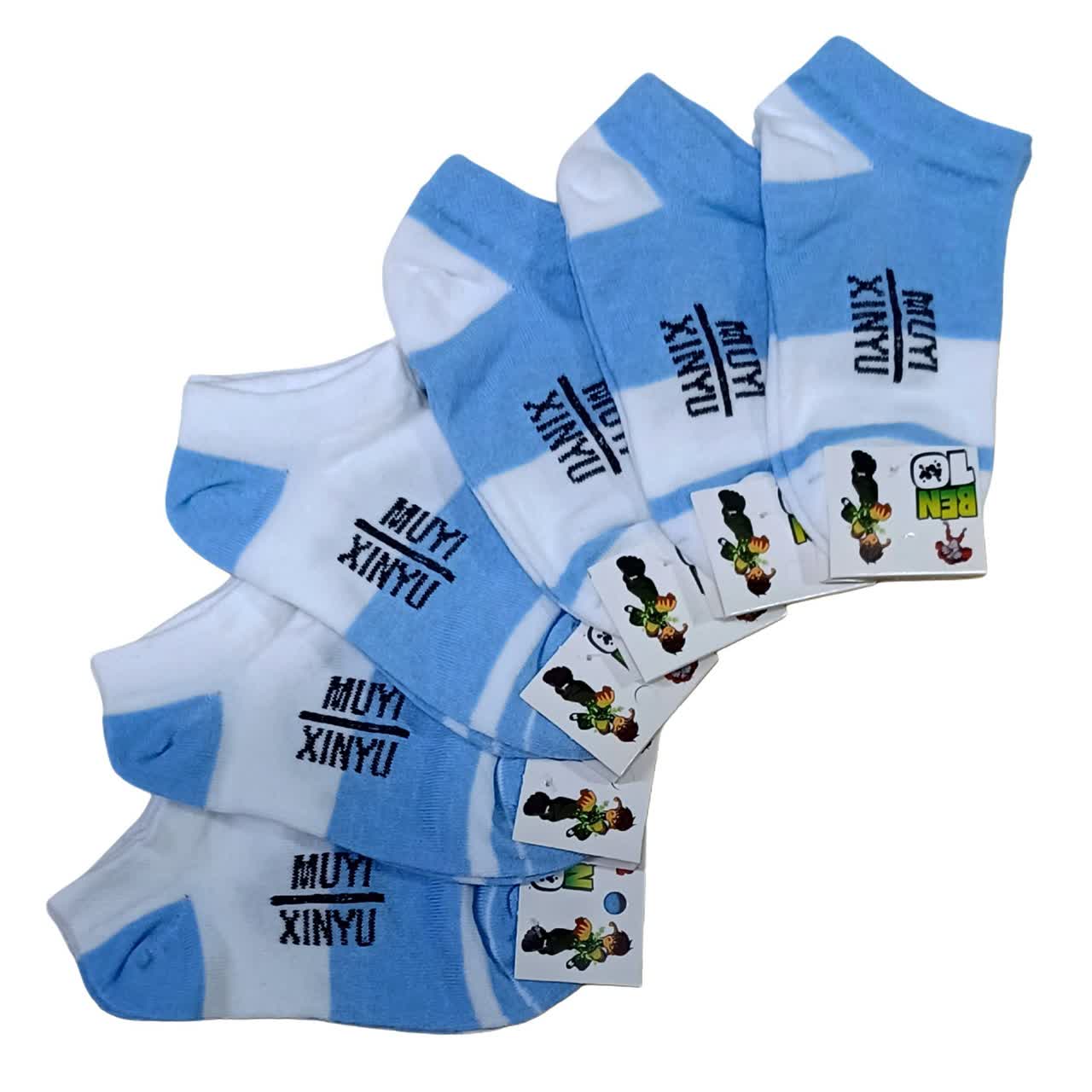 جوراب پسرانه 4 شماره  عمده 12 تایی