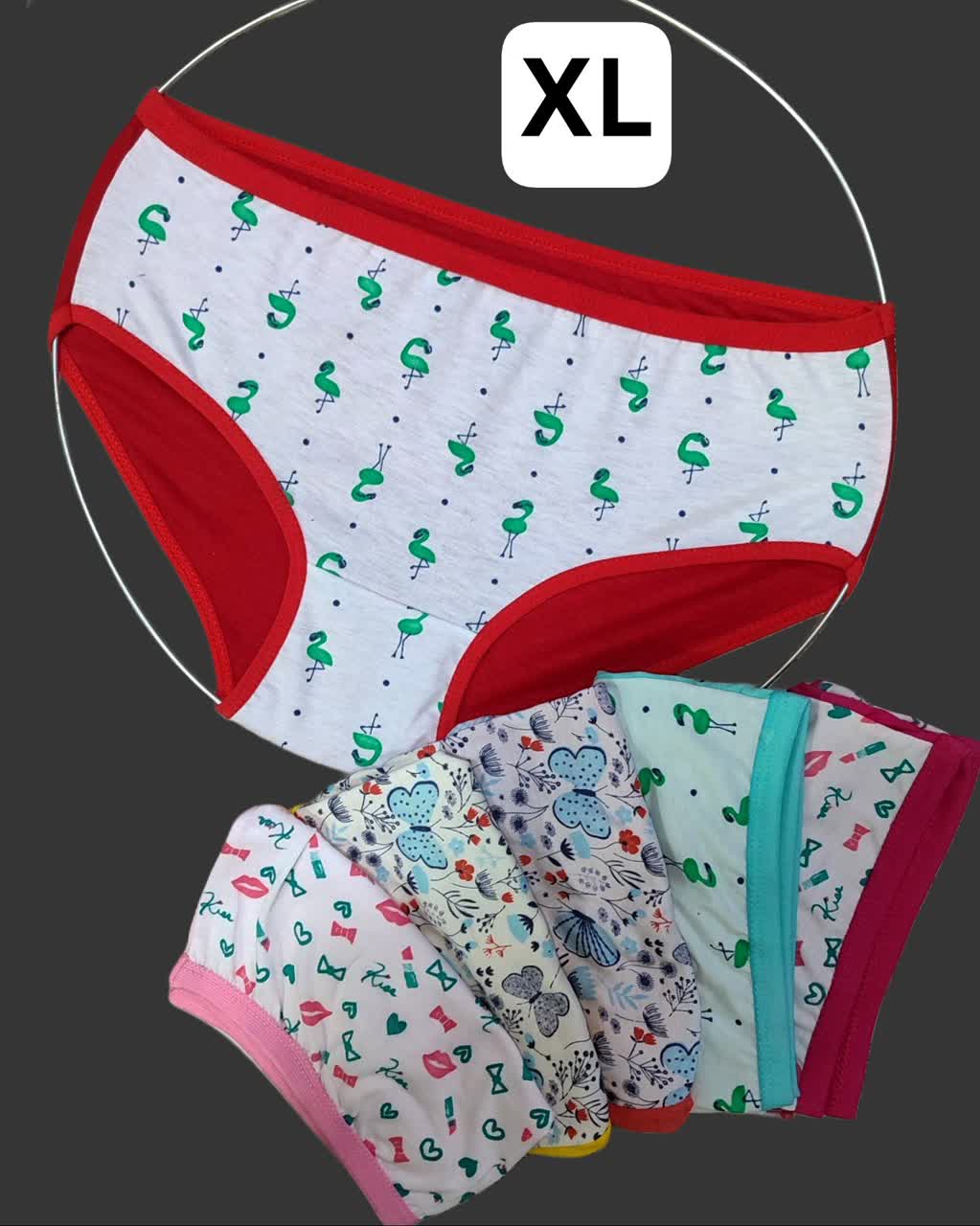 شورت زنانه پیش چاپ پنبه XLعمده 12 تایی