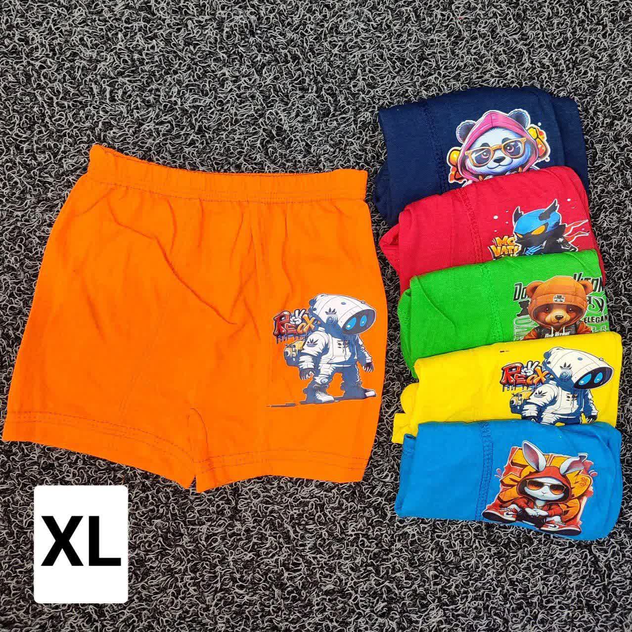 شورت پسرانه پادار پنبه XLعمده 12 تایی