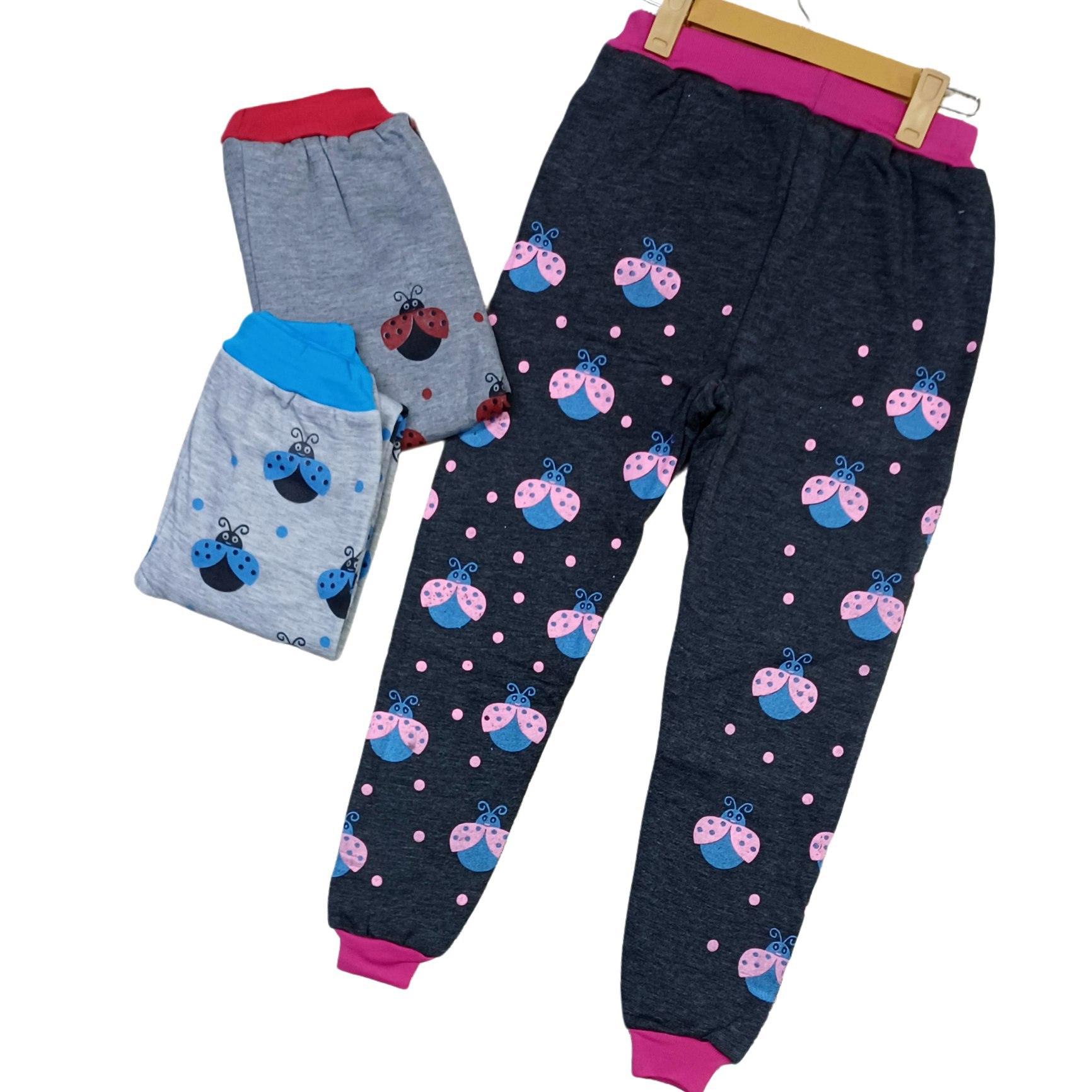 شلوار دخترانه تو کرک تمام چاپ عمده (بسته 6 تایی)