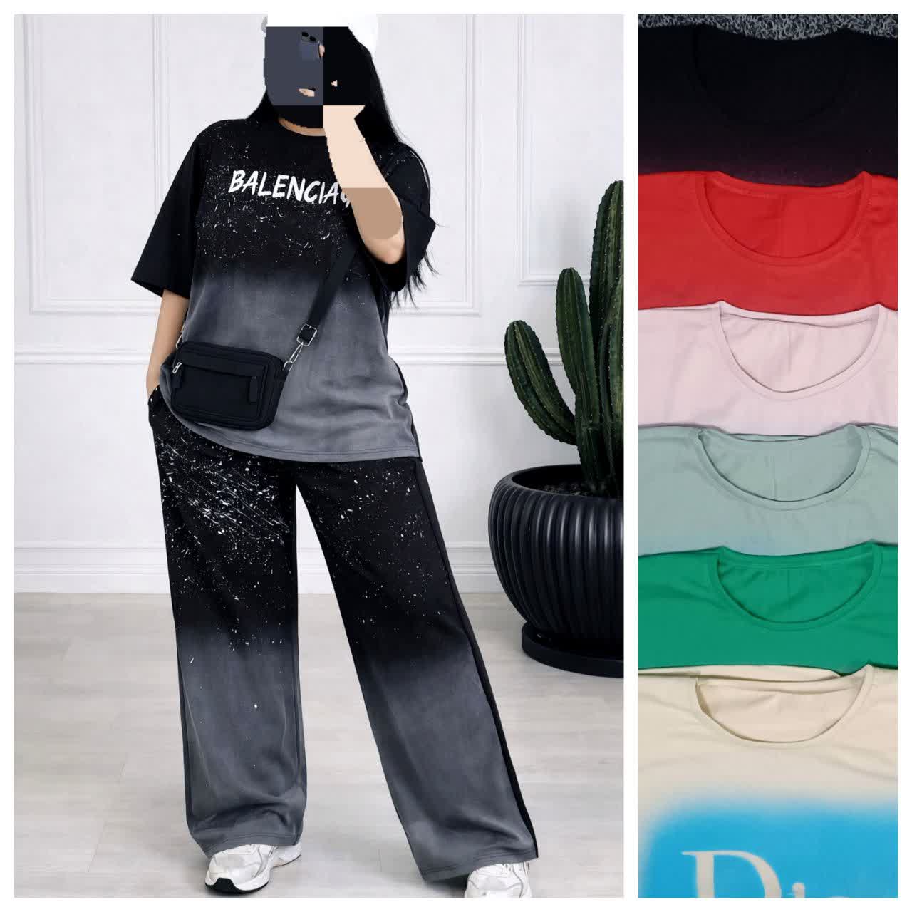 ست بلوز شلوار زنانه پنبه اعلا عمده 6 تایی