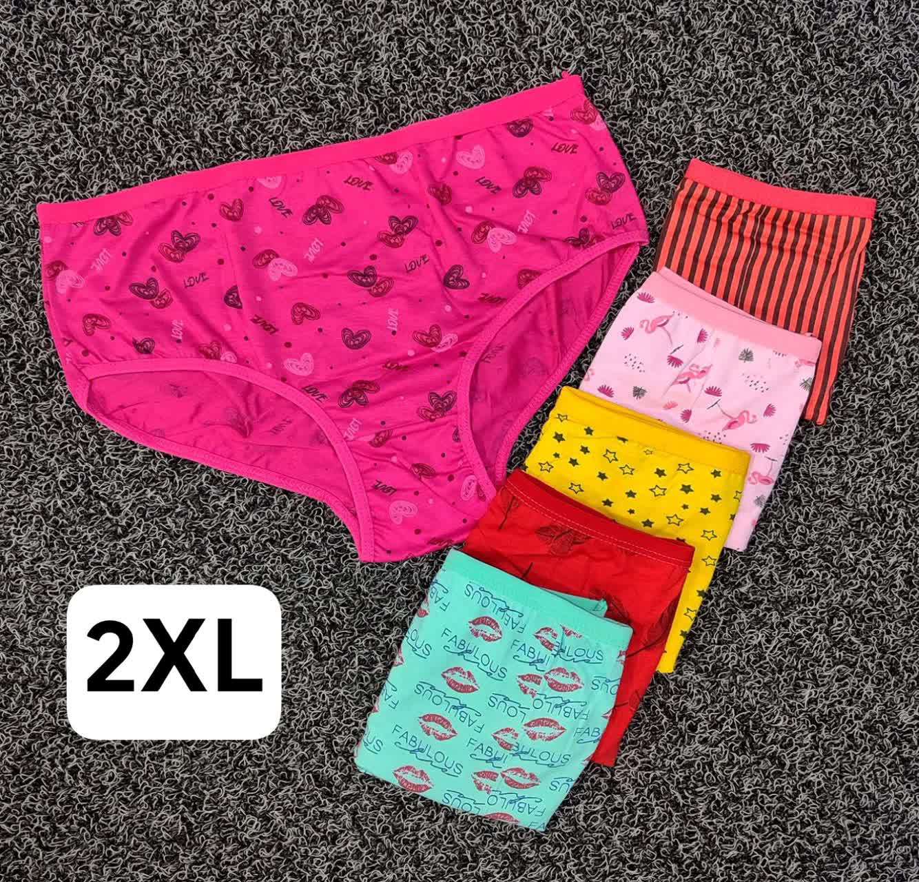 شورت زنانه پنبه فانتزی 2XLعمده 12 تایی