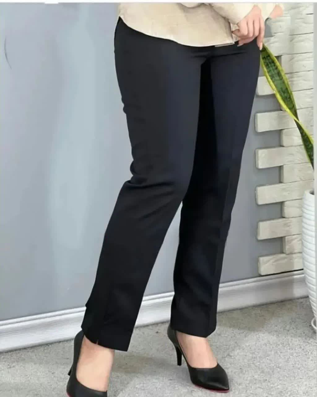 شلوار مازراتی زنانه راسته سایز بزرگ عمده 4 تایی